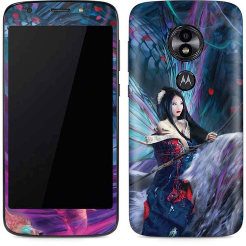 Ride of the Yokai Fairy and Dragon by Ruth Thompson Moto E5 Play Skin