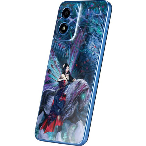 Ride of the Yokai Fairy and Dragon by Ruth Thompson Moto G Play 4G (2024) Skin