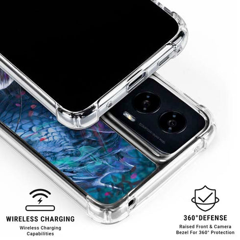 Ride of the Yokai Fairy and Dragon by Ruth Thompson Moto G Power 5G (2024) Clear Case
