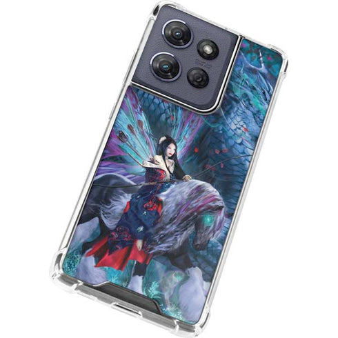 Ride of the Yokai Fairy and Dragon by Ruth Thompson Moto G Power 5G (2025) Clear Case