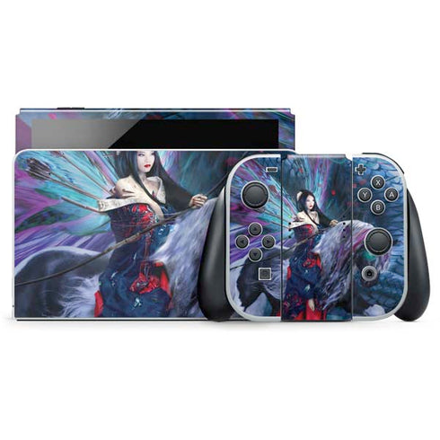 Ride of the Yokai Fairy and Dragon by Ruth Thompson Nintendo Skins