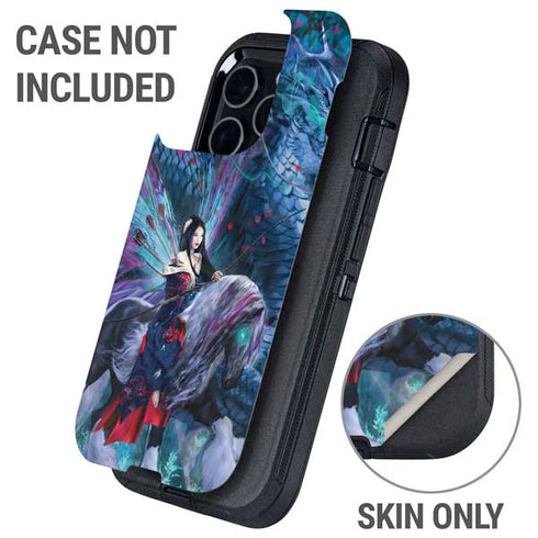 Ride of the Yokai Fairy and Dragon by Ruth Thompson Otterbox Defender iPhone Skin