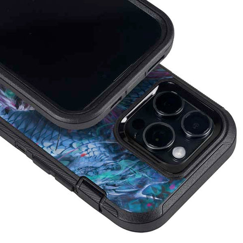 Ride of the Yokai Fairy and Dragon by Ruth Thompson Otterbox Defender iPhone Skin
