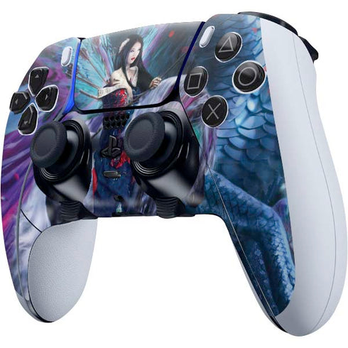 Ruth Thompson Ride of the Yokai Fairy and Dragon PS5 DualSense Edge Pro Controller Skin