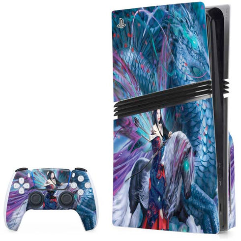 Ride of the Yokai Fairy and Dragon by Ruth Thompson PlayStation PS5 Skins