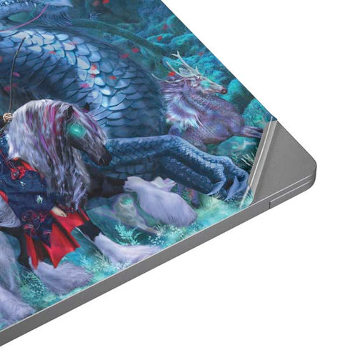 Ride of the Yokai Fairy and Dragon by Ruth Thompson Laptop Skins