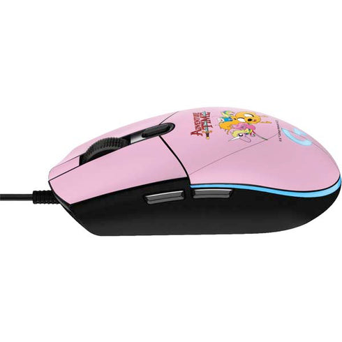Adult Swim Adventure Time Riding in a Unicorn G203 Prodigy RGB Wired Gaming Mouse Skin