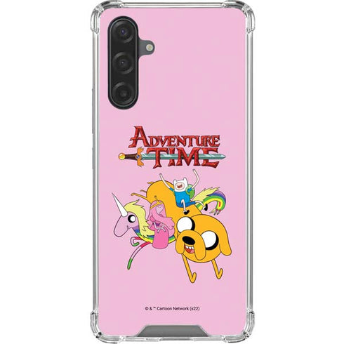 Adult Swim Adventure Time Riding in a Unicorn Galaxy A17 Clear Case