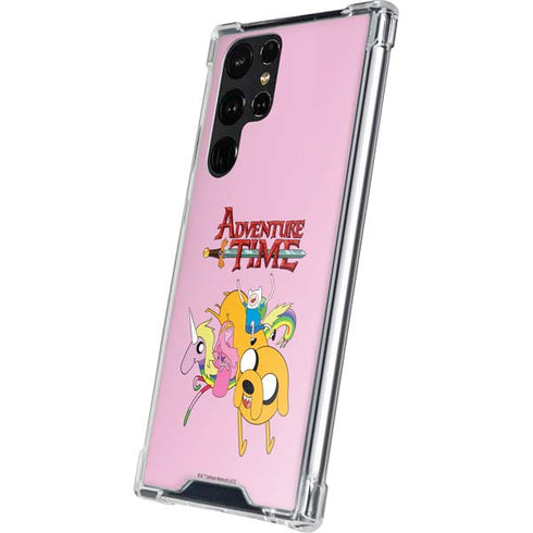 Adult Swim Adventure Time Riding in a Unicorn Galaxy S23 Ultra Clear Case