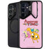 Adult Swim Adventure Time Riding in a Unicorn Galaxy S24 Plus Kickstand Case