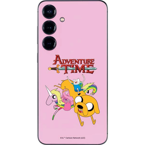 Adult Swim Adventure Time Riding in a Unicorn Galaxy S25 Plus Skin