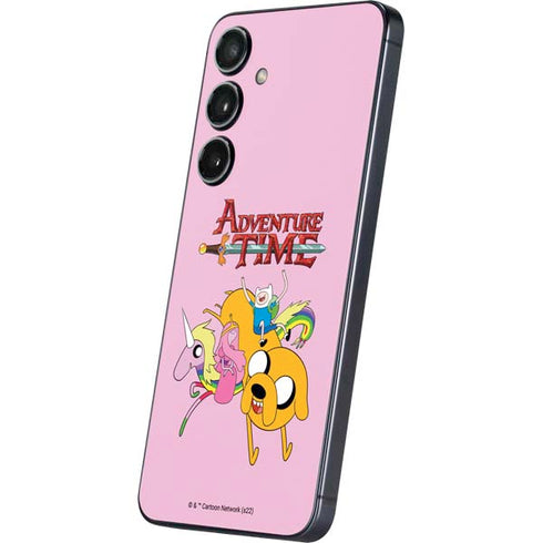 Adult Swim Adventure Time Riding in a Unicorn Galaxy S25 Plus Skin