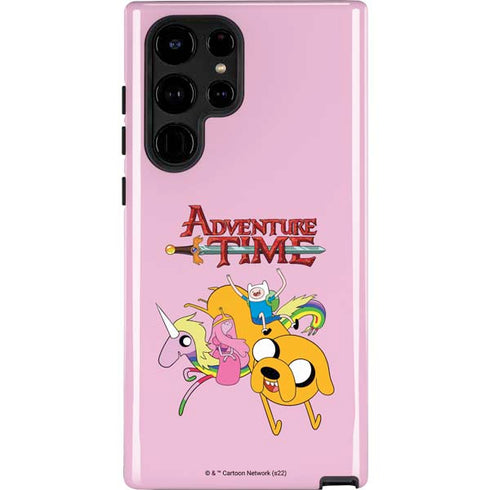 Adult Swim Adventure Time Riding in a Unicorn Galaxy Cases