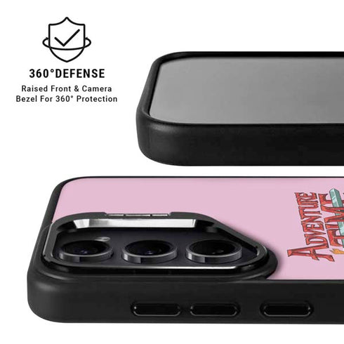 Adult Swim Adventure Time Riding in a Unicorn Galaxy S24 Ultra Kickstand Case