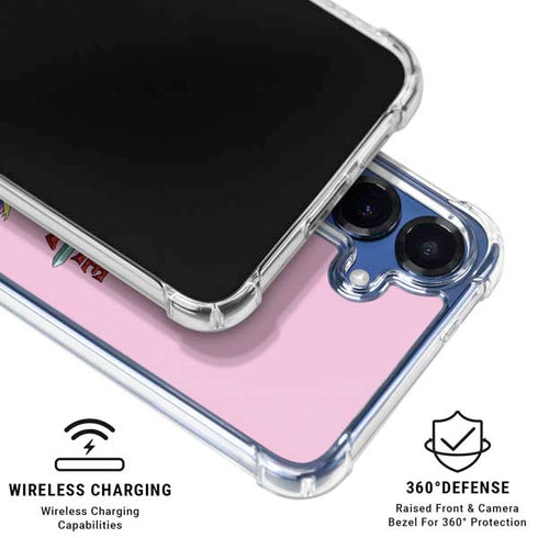 Adult Swim Adventure Time Riding in a Unicorn Galaxy S25 Plus Clear Case