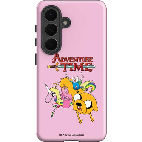 Adult Swim Adventure Time Riding in a Unicorn Galaxy S26 Impact Case