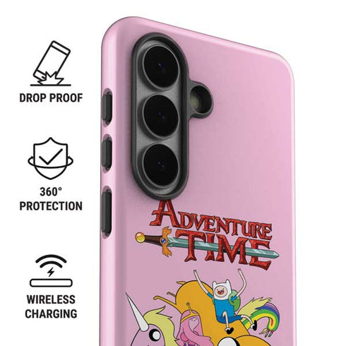 Adult Swim Adventure Time Riding in a Unicorn Galaxy S26 Impact Case
