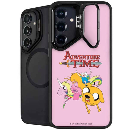 Adult Swim Adventure Time Riding in a Unicorn Galaxy S26 Kickstand Case