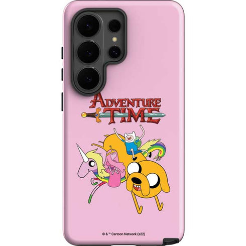 Adult Swim Adventure Time Riding in a Unicorn Galaxy S26 Ultra Impact Case