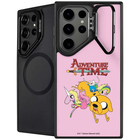 Adult Swim Adventure Time Riding in a Unicorn Galaxy S26 Ultra Kickstand Case