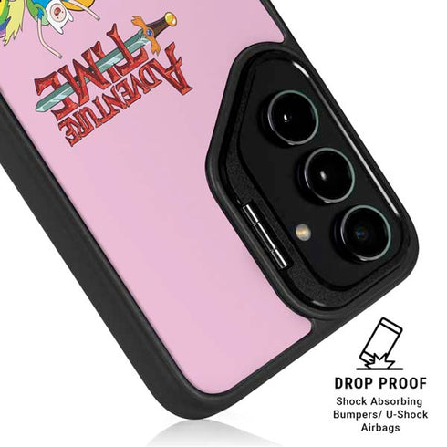 Adult Swim Adventure Time Riding in a Unicorn Galaxy S26 Ultra Kickstand Case