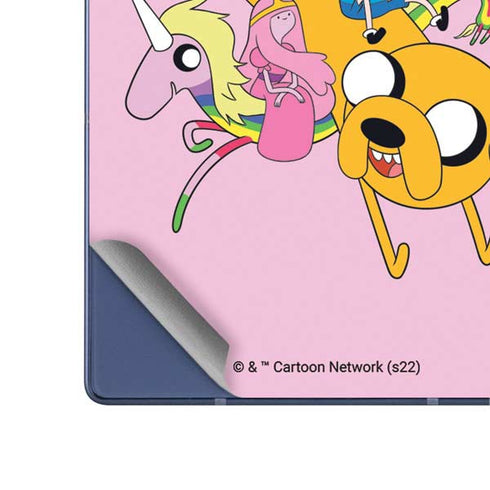 Adult Swim Adventure Time Riding in a Unicorn Galaxy Z Fold6 Skin