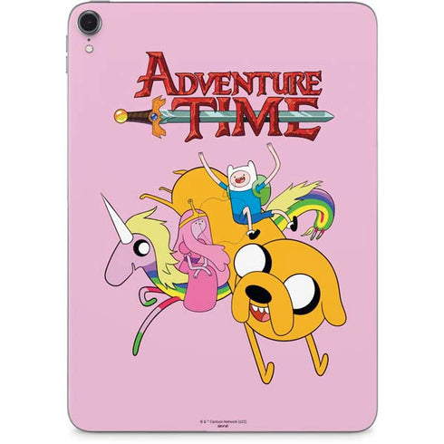 Adult Swim Adventure Time Riding in a Unicorn Apple iPad Pro Skin