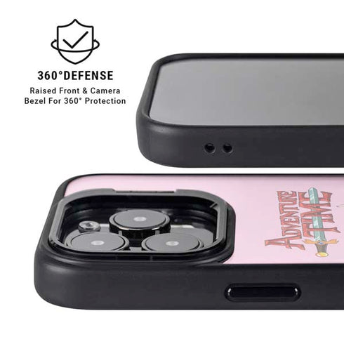 Adult Swim Adventure Time Riding in a Unicorn iPhone 13 Pro Kickstand Case