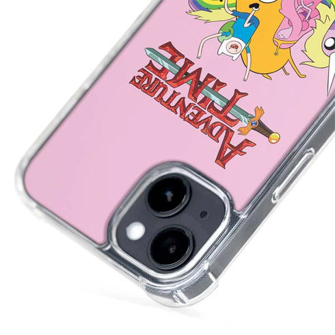Adult Swim Adventure Time Riding in a Unicorn iPhone 14 MagSafe Case