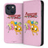 Adult Swim Adventure Time Riding in a Unicorn iPhone 15 Folio Case
