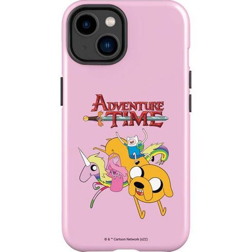 Adult Swim Adventure Time Riding in a Unicorn iPhone 15 Impact Case