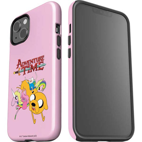 Adult Swim Adventure Time Riding in a Unicorn iPhone 15 Impact Case