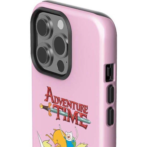 Adult Swim Adventure Time Riding in a Unicorn iPhone 15 Pro Impact Case