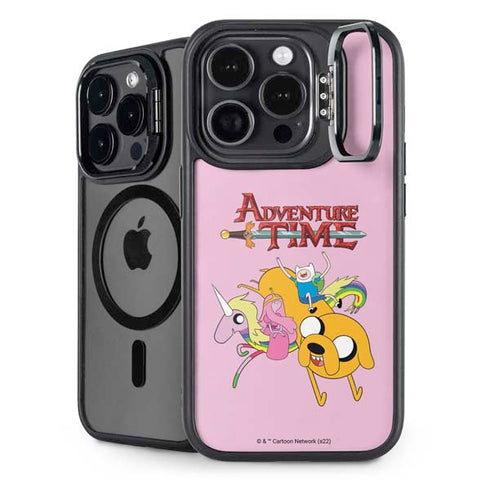 Adult Swim Adventure Time Riding in a Unicorn iPhone 15 Pro Kickstand Case