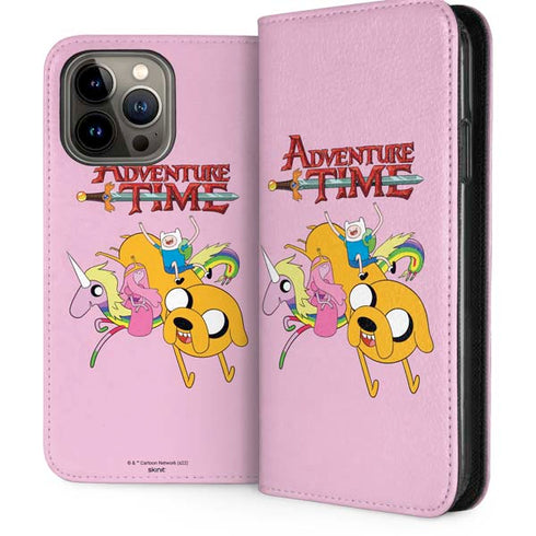 Adult Swim Adventure Time Riding in a Unicorn iPhone Cases