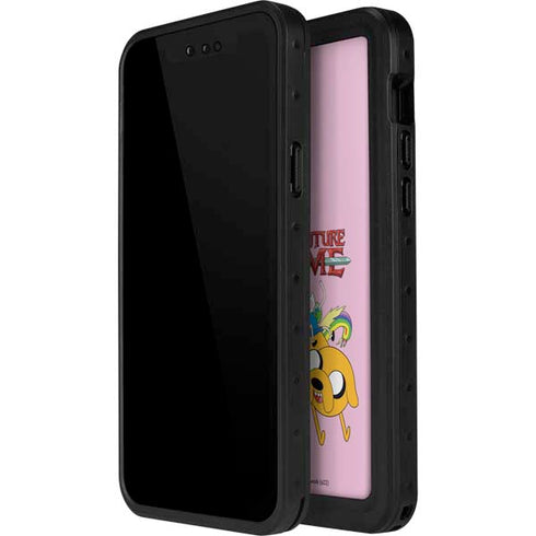 Adult Swim Adventure Time Riding in a Unicorn iPhone 15 Pro Waterproof Case