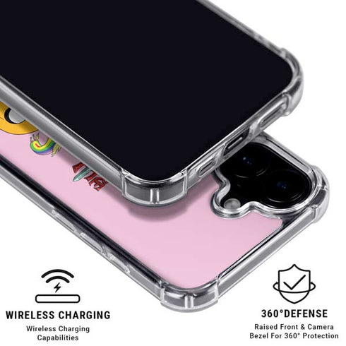 Adult Swim Adventure Time Riding in a Unicorn iPhone 16 MagSafe Case