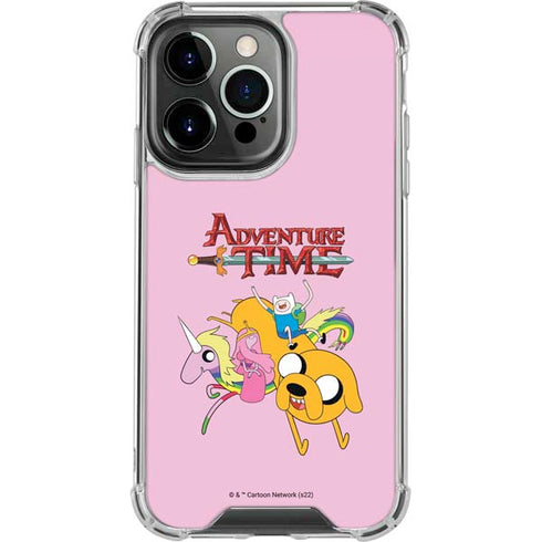 Adult Swim Adventure Time Riding in a Unicorn iPhone 16 Pro Max Clear Case
