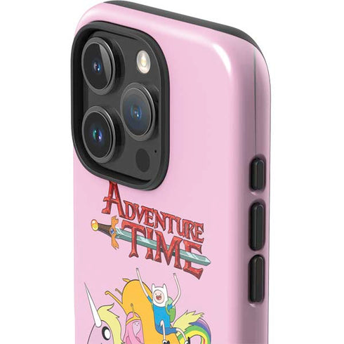 Adult Swim Adventure Time Riding in a Unicorn iPhone 16 Pro Max Impact Case
