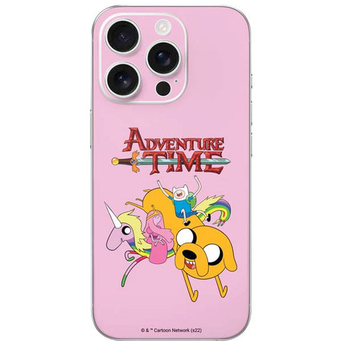 Adult Swim Adventure Time Riding in a Unicorn iPhone 16 Pro Skin