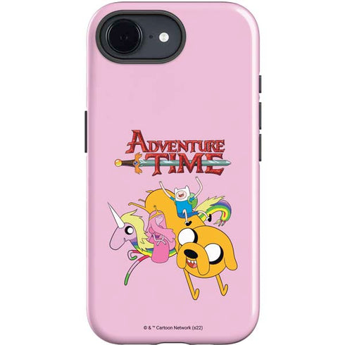 Adult Swim Adventure Time Riding in a Unicorn iPhone 16e Impact Case
