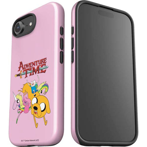 Adult Swim Adventure Time Riding in a Unicorn iPhone 16e Impact Case
