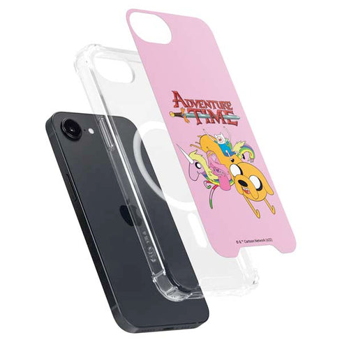 Adult Swim Adventure Time Riding in a Unicorn iPhone 16e MagSafe Case