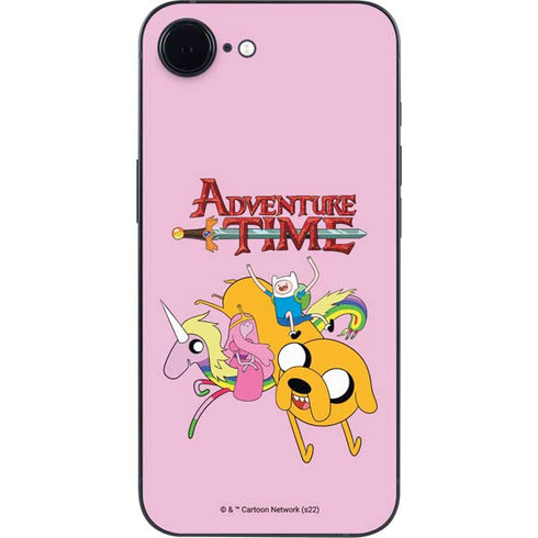 Adult Swim Adventure Time Riding in a Unicorn iPhone 16e Skin