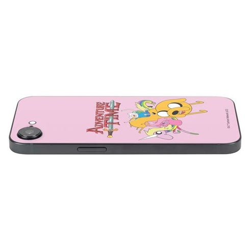 Adult Swim Adventure Time Riding in a Unicorn iPhone 16e Skin