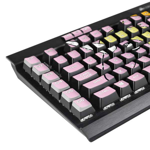 Adult Swim Adventure Time Riding in a Unicorn K95 RGB PLATINUM Mechanical Gaming Keyboard Skin