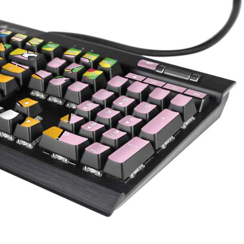 Adult Swim Adventure Time Riding in a Unicorn K95 RGB PLATINUM Mechanical Gaming Keyboard Skin