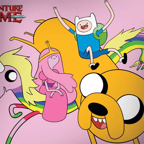 Adult Swim Adventure Time Riding in a Unicorn MacBook Skins