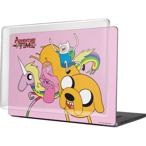 Adult Swim Adventure Time Riding in a Unicorn MacBook Cases