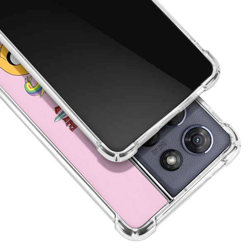 Adult Swim Adventure Time Riding in a Unicorn Moto G 5G (2025) Clear Case